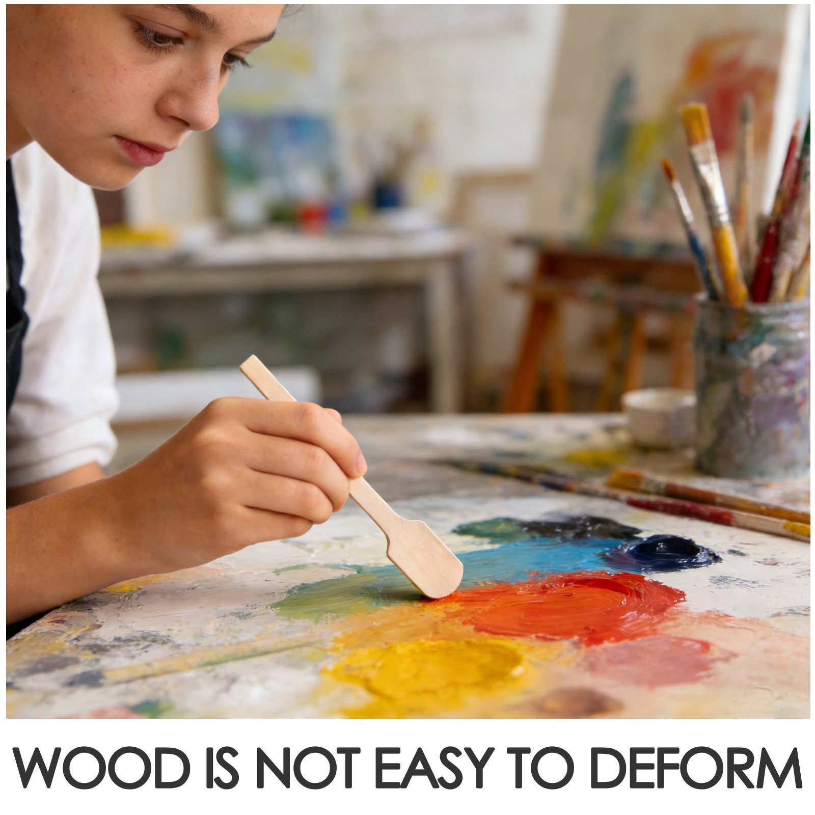200Pcs Wooden Paint Stirring S - Art Craft Store review and price