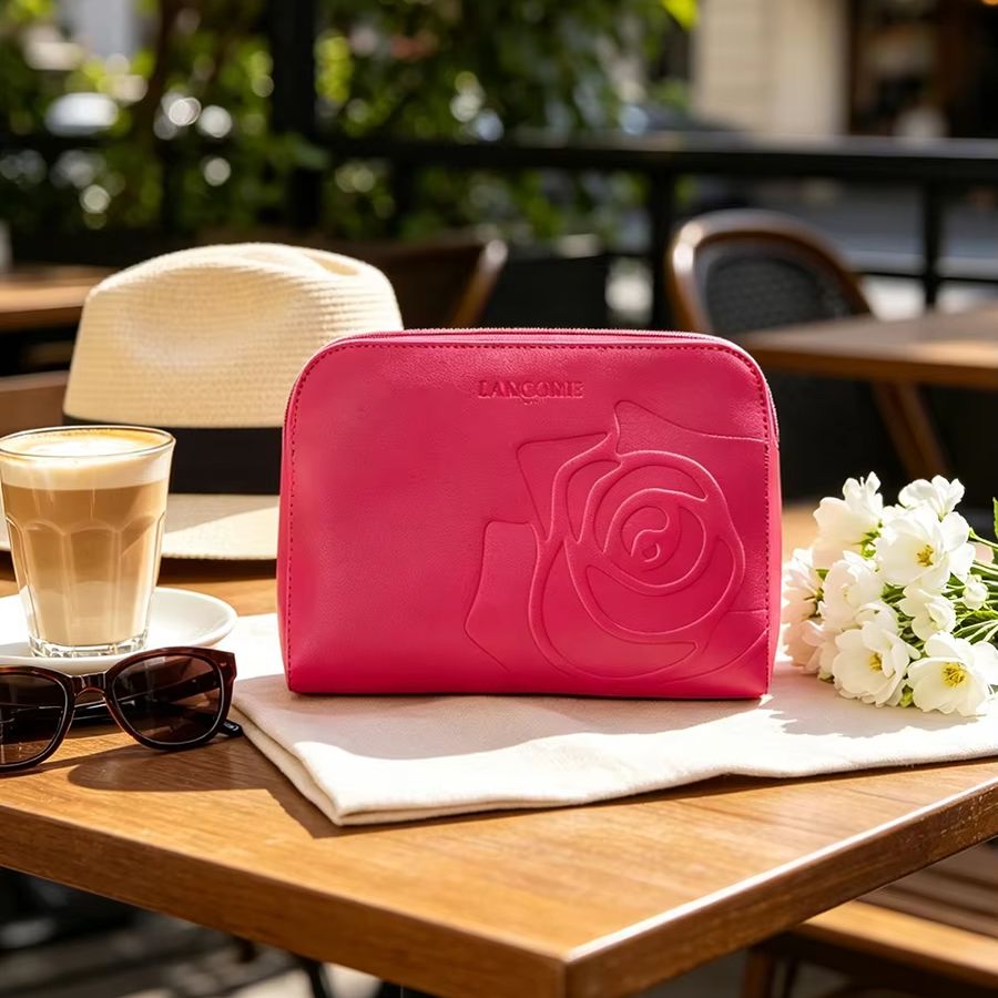 Lancome PU Cosmetic Bag Bright - Art Craft Bag review and price