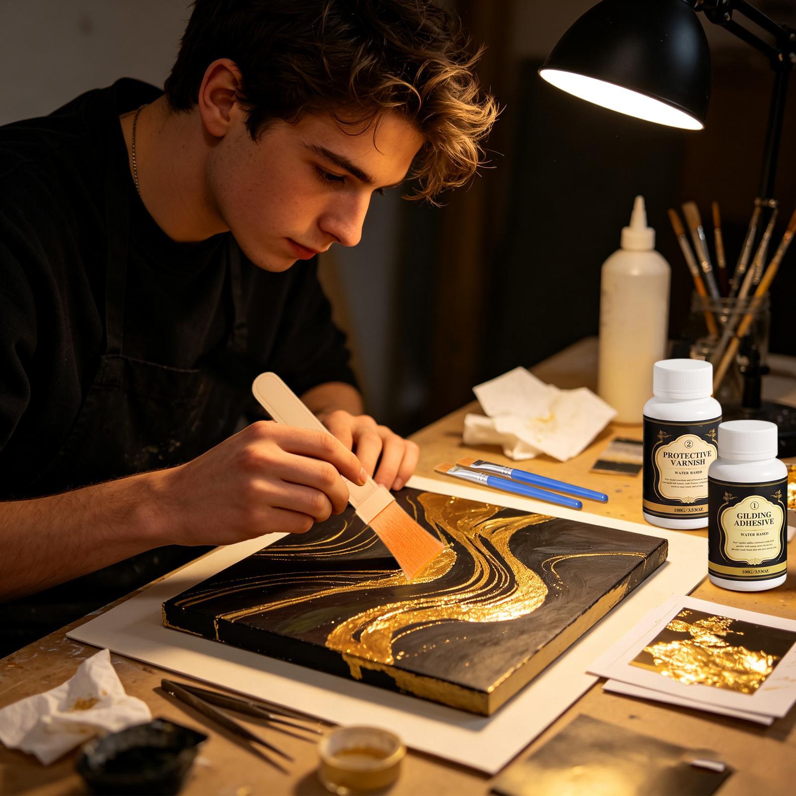 Gilding Adhesive Water-Based L - Art Craft With Leaves review and price