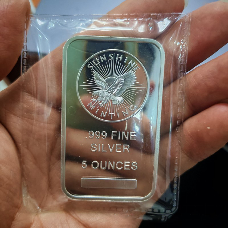 5 Oz Sunshine Minting Silver B - Art Craft Bar review and price