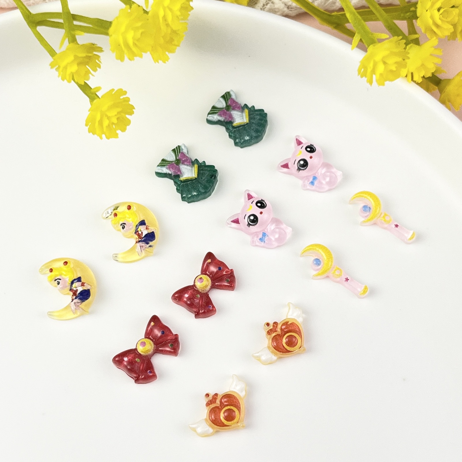 20Pcs Resin Mini Sailor Moon N - Tv Art And Craft review and price
