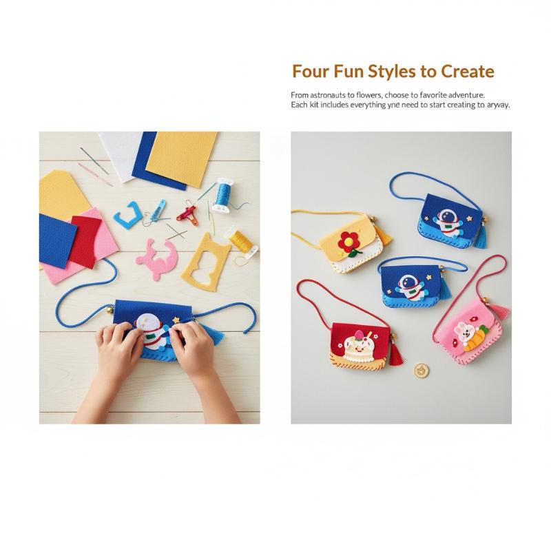 Children Felt Bag Making Kit D - Art Craft Bag review and price