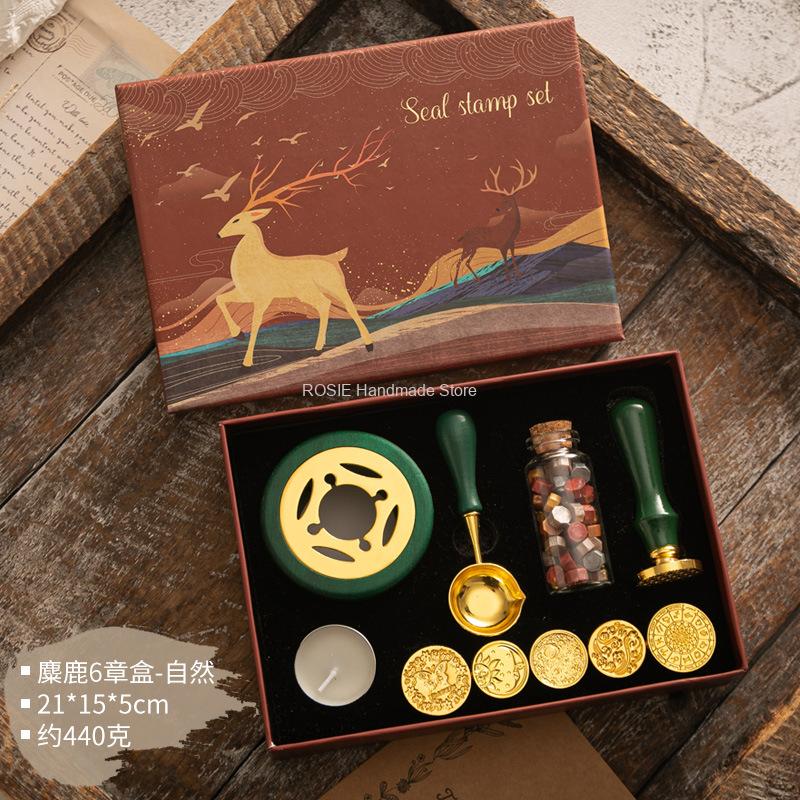 Wax Seal Stamp Set Lacquered S - Batik Wax Kit review and price