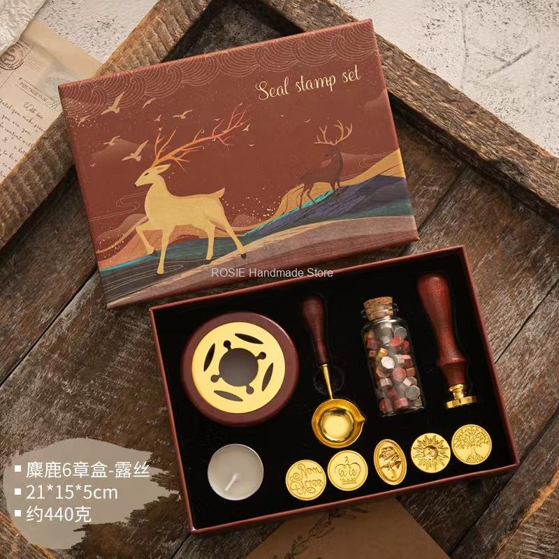 Wax Seal Stamp Set Lacquered S - Batik Wax Kit review and price