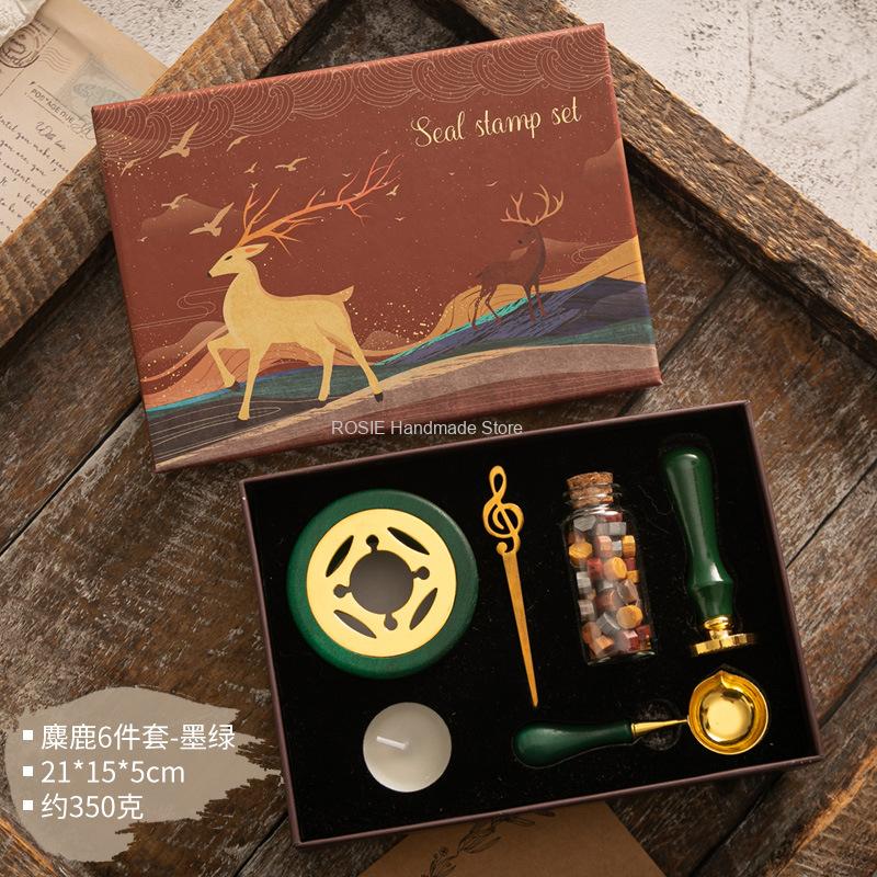 Wax Seal Stamp Set Lacquered S - Batik Wax Kit review and price