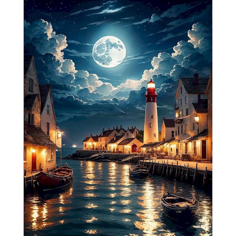 CHENISTORY Moonlight Night Pai - Art Craft Night review and price