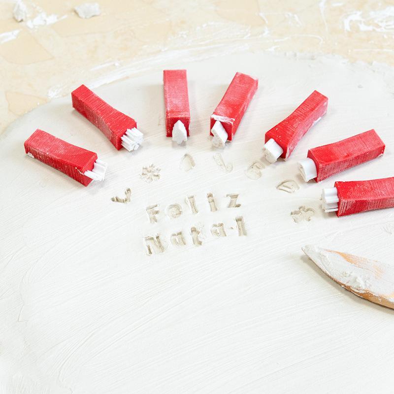 Christmas Style Alphabet Clay  - Polymer Clay Set review and price