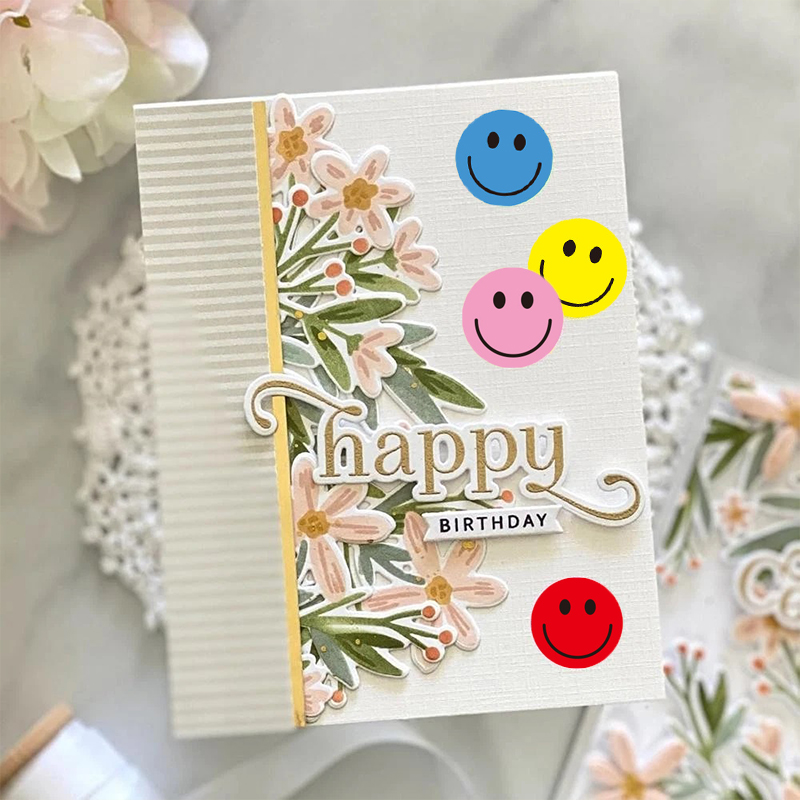 500PCS/Roll Colorful Face Stic - Art Craft Journals review and price