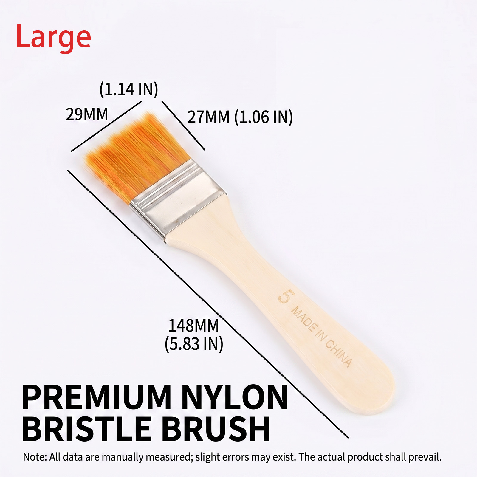 Nylon Paint Brush Set, 5PCS Fl - Art Craft Furniture review and price
