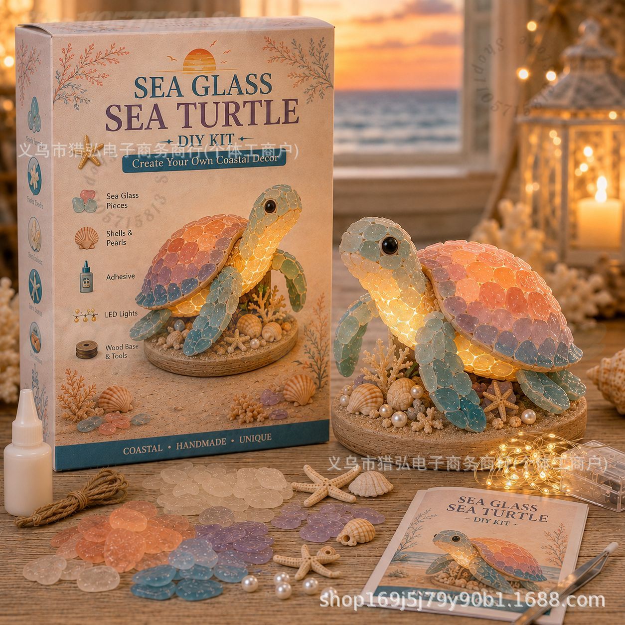 DIY Sea Glass Jellyfish Light  - Art Craft Jellyfish review and price
