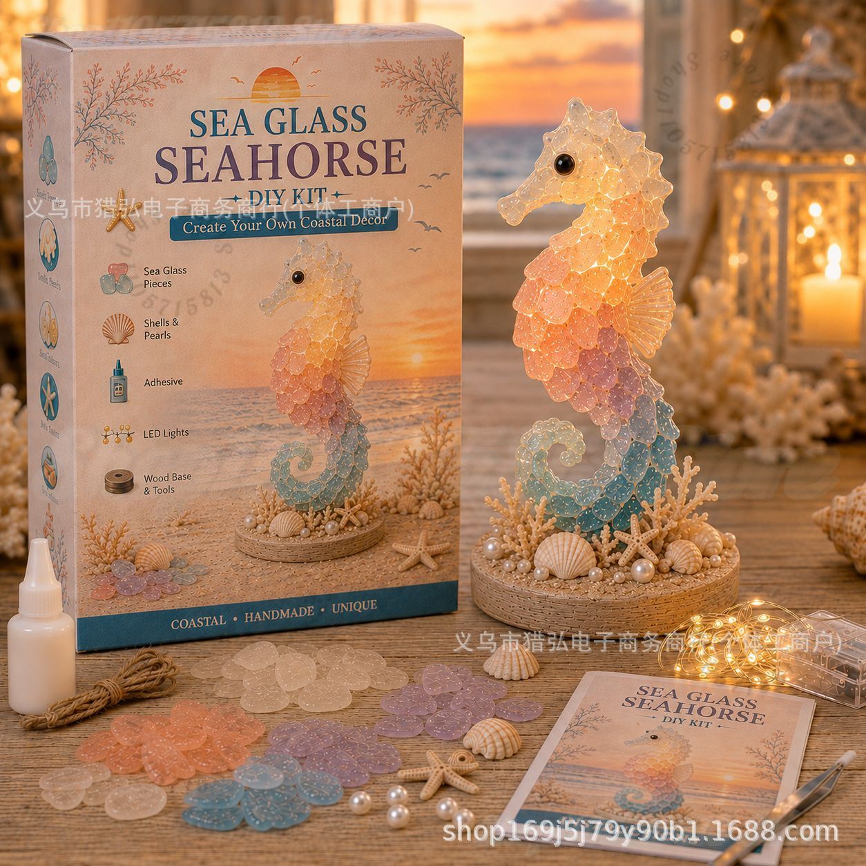 DIY Sea Glass Jellyfish Light  - Art Craft Jellyfish review and price
