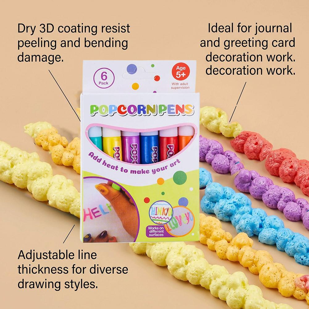 6/12pcs/set New Exotic Popcorn - Illustration Marker Set review and price